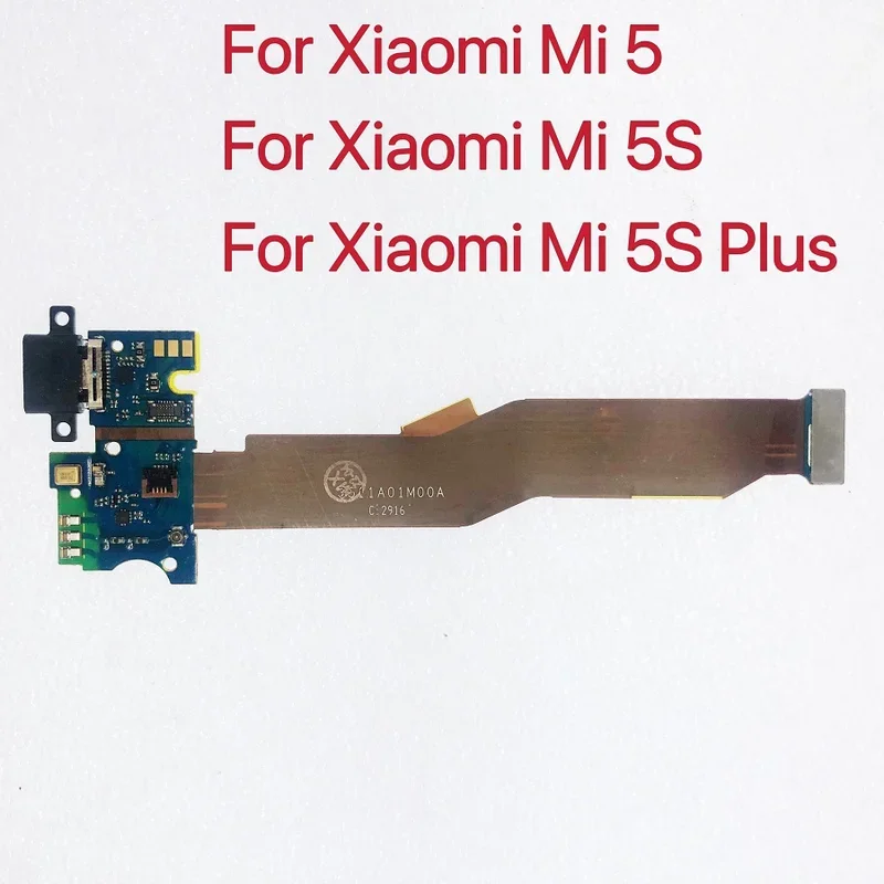 Charge Board For Xiaomi Mi 5 5S Plus Mi5 Mi5S USB Charging Port PCB Dock Connector Flex Cable Replacement Spare Parts