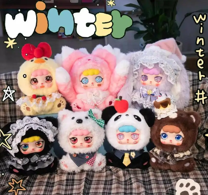 

Sweet Dream Big Eye Cute Fluffy Plush Doll Piggy Bank Bear And Fox Style Coin Bank Desktop Ornament Birthday Gift For Kids Girls