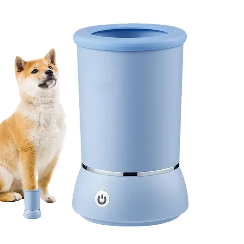 

Dog Paw Cleaner Electrical Pet Paw Cleaner Automatic Dogs Foot Cleaning Machine Pet Paw Cleaning Bucket For Dust Dirt Hair