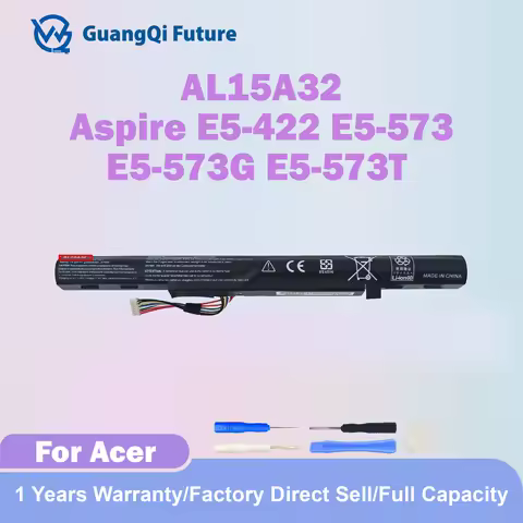 AL15A32 14.8V 2500mAh Laptop Battery For Acer Aspire E5-553G E5-772G E5-573G E5-473G E5-573G-57IR E5-473G E5-473G-56T8 E5-522G P