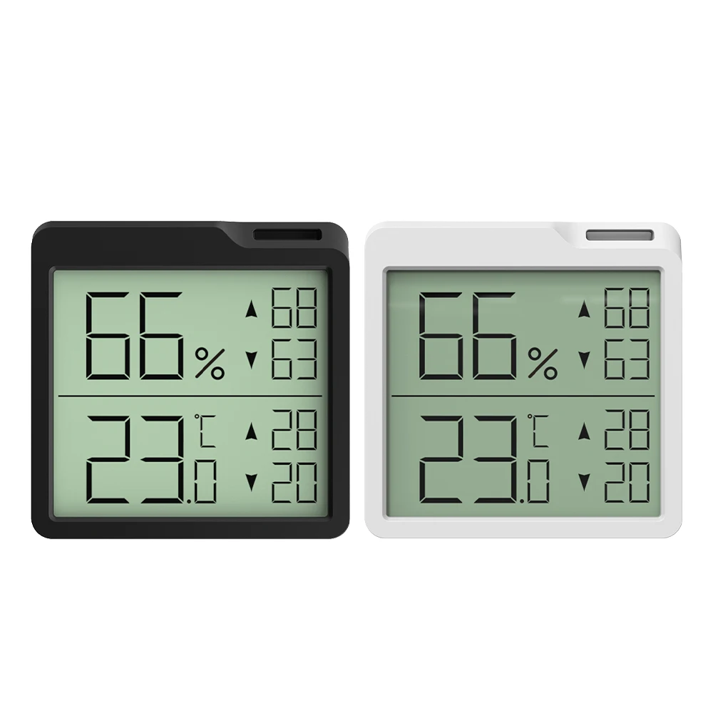 LCD Digital Thermometer Hygrometer High Low Value Records Indoor Mini Temperature Sensor Electronic Monitor Weather Station