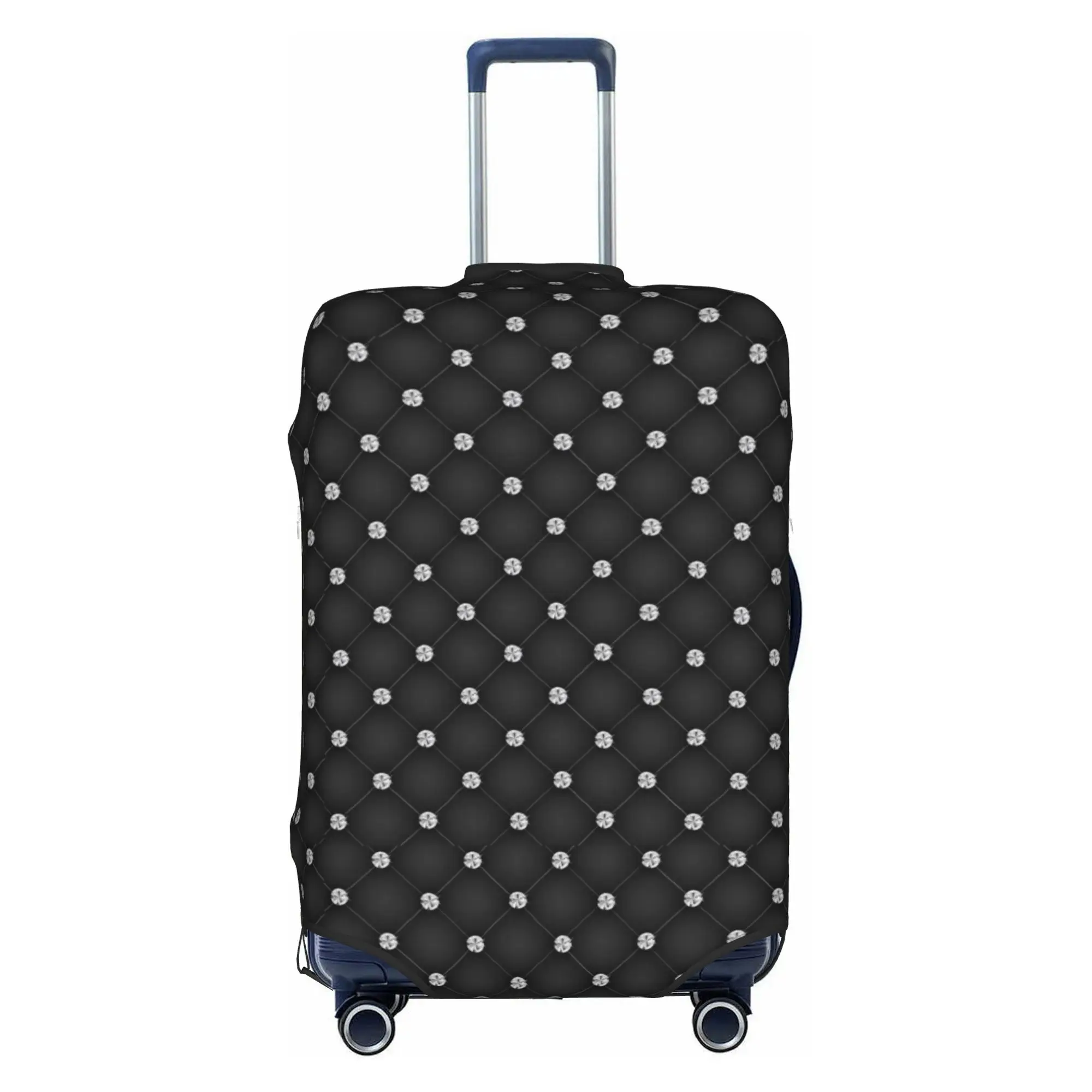 Fashion Glitter Diamonds Travel Luggage Cover Dust Proof Luxury Rhinestones Pattern Suitcase Cover Protector Fit 18-32 Inch