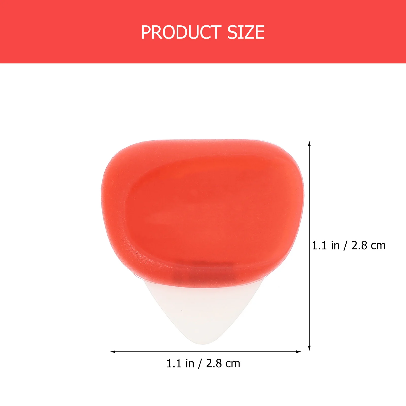 

1 Set Silicone Guitar Ergonomic Non-Slip Design Portable Durable Picks For Electric Folk Bass Ukulele Guitar Practice Supplies