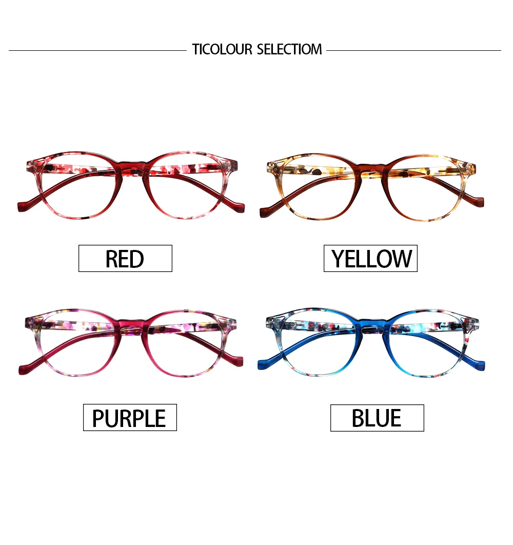 Clasaga Mode Leesbril Lente Scharnier Ronde Frame Mannen Vrouwen