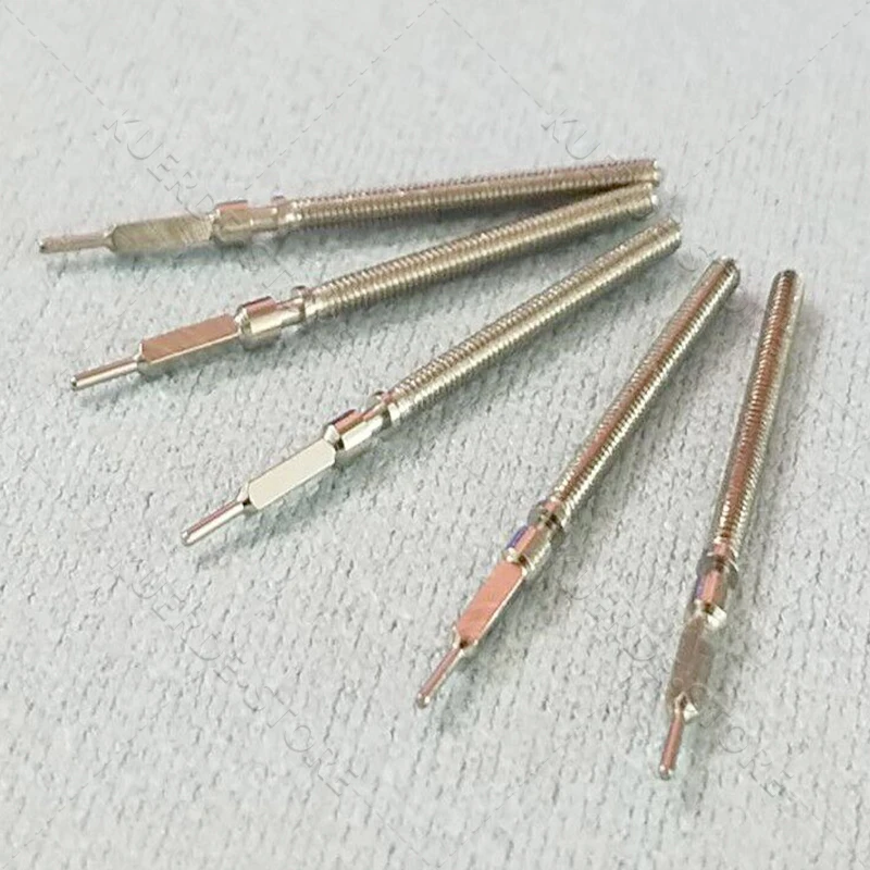 ETA 6497 Watch Crown Stem Stainless Steel Replacement Repair Parts Watch Stem Fit ETA 6497 6498 ST3600 3619 Watch Movement Parts