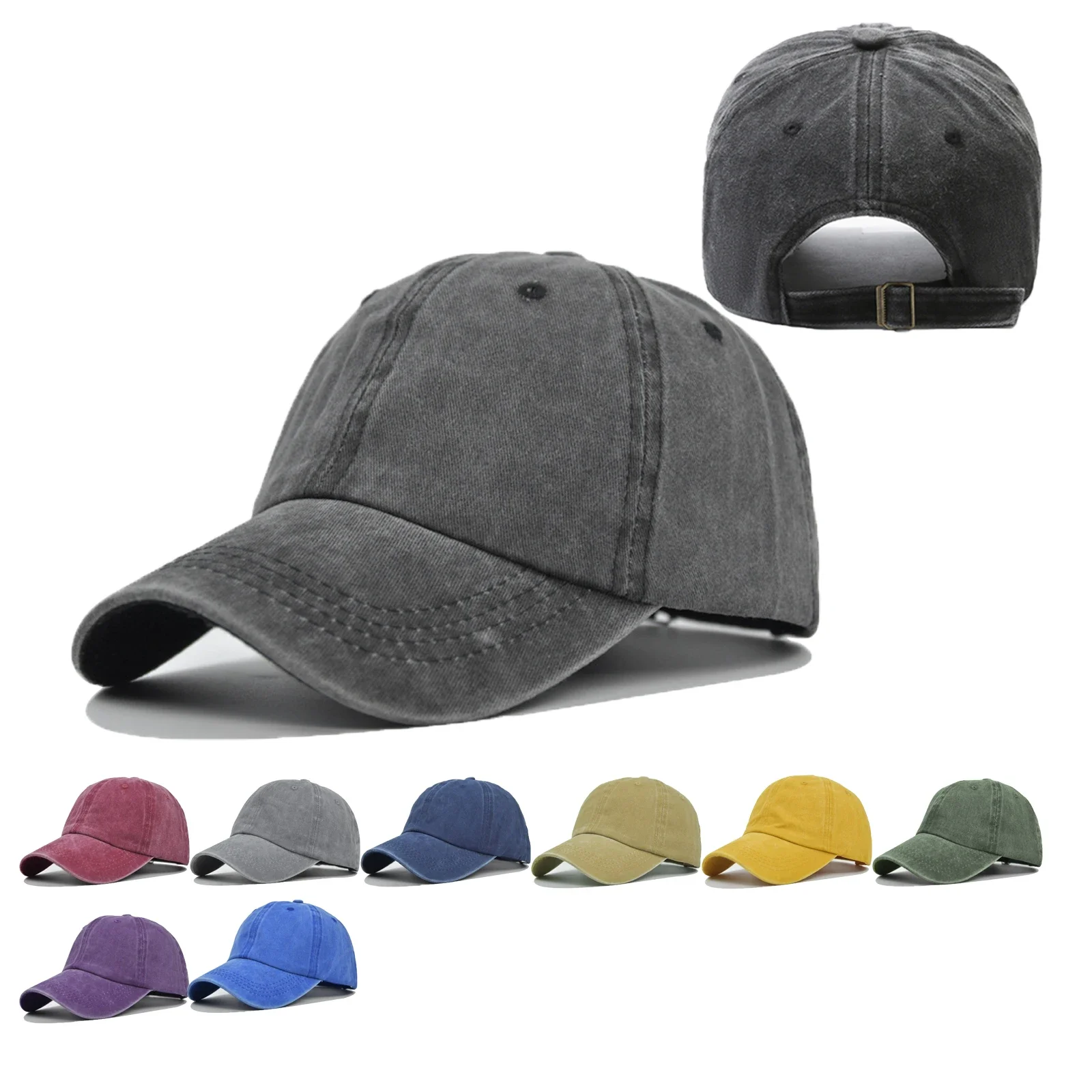 EMROJENTIA Gorras y sombreros bordados personalizados - Logotipo o texto personalizado - Ideal para negocios, eventos y regalos