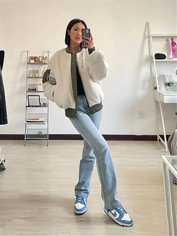 

American Retro Light Blue Jeans Women's High Waist Slimming Tall Extended Straight Tube Dragging Pants High Waist Straight Leg