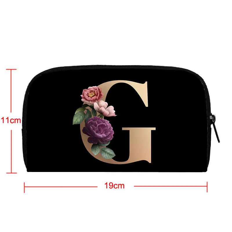 A-Z 26 Initial Letter Printed Wallets Bridesmaid Party Handbags Bridal Women Clutch Bag Men Purses Phone Money Holder Organizers