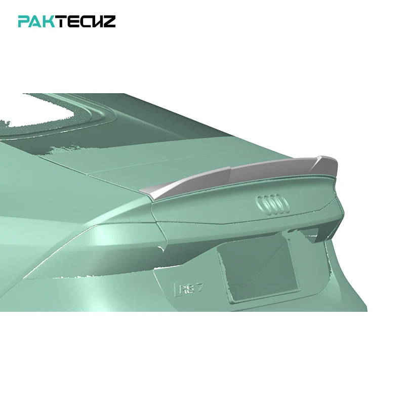 

Paktechz Prepreg Dry Carbon Fiber Ducktail Trunk Lip Rear Spoiler for Audi RS7 C8