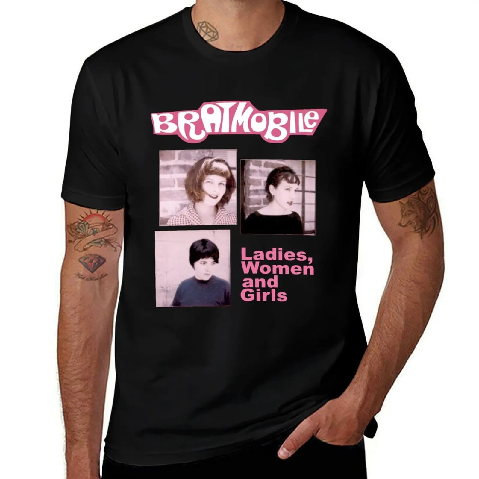 

BRATMOBILE BAND T-Shirt man t shirt luxury funny t shirts man T-Shirt