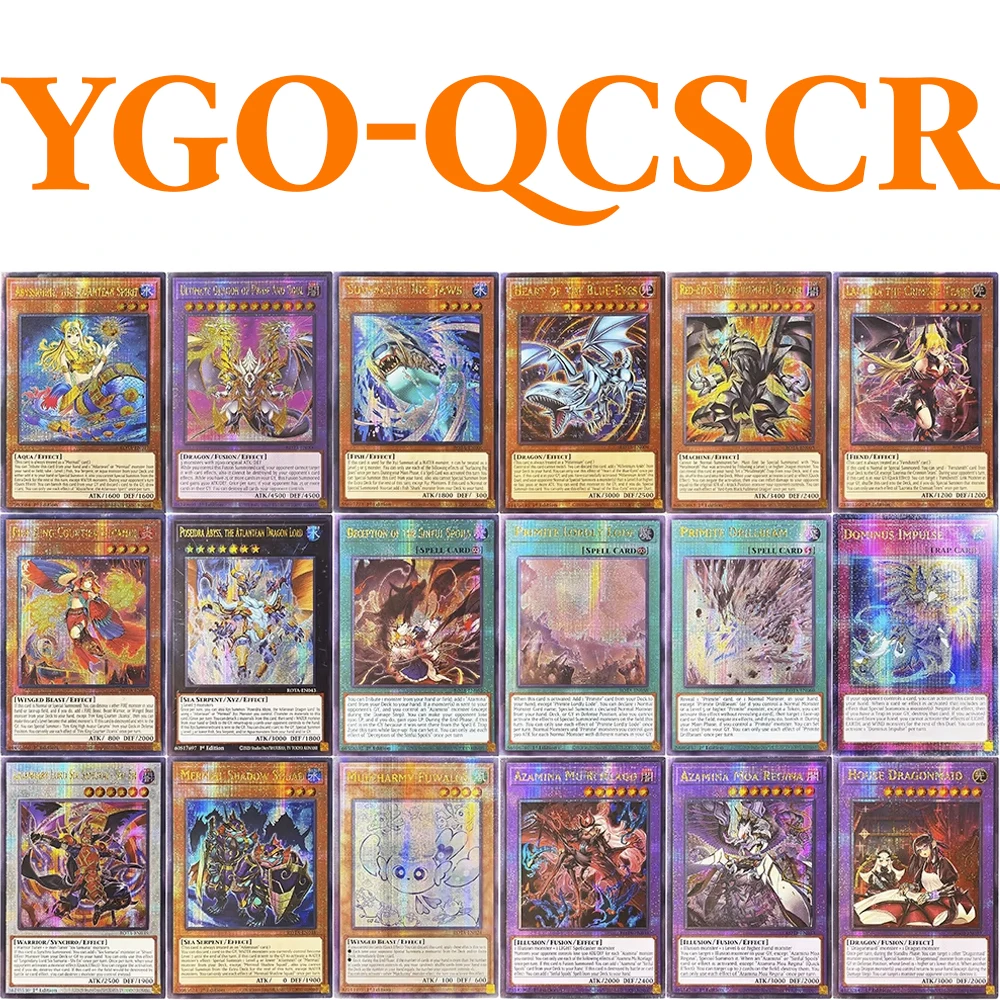 Yu-Gi-Oh! Cartas Raras de Juego de Cartas Coleccionables QCR Rage Of The Abyss, Mulcharmy, Fuwalos, Dominus, Impulse, Primite, Lordly Lode, Primite Drillbeam