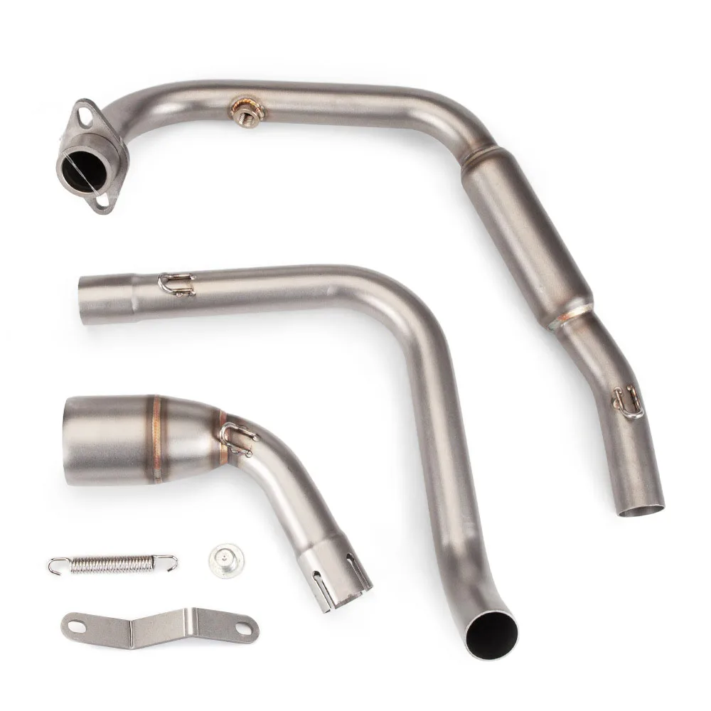 Slip-On For Benelli TNT125 TNT135 TNT 125 135 2017 - 2022 Motorcycle Exhaust Modify Front Mid Link Pipe Connecting 51mm Muffler