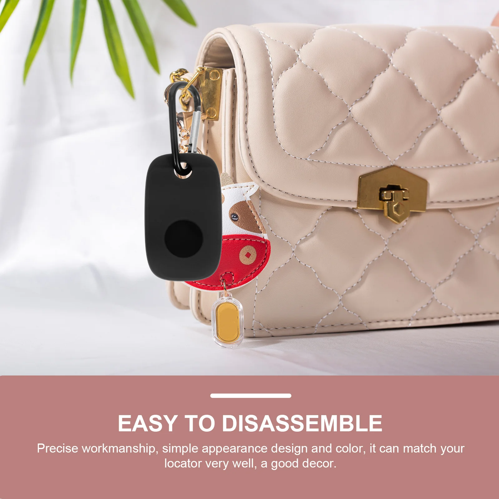 2pcs Tracker Cover Silicone Simple Cover Keychain Protective Case For Tile Mate Shockproof