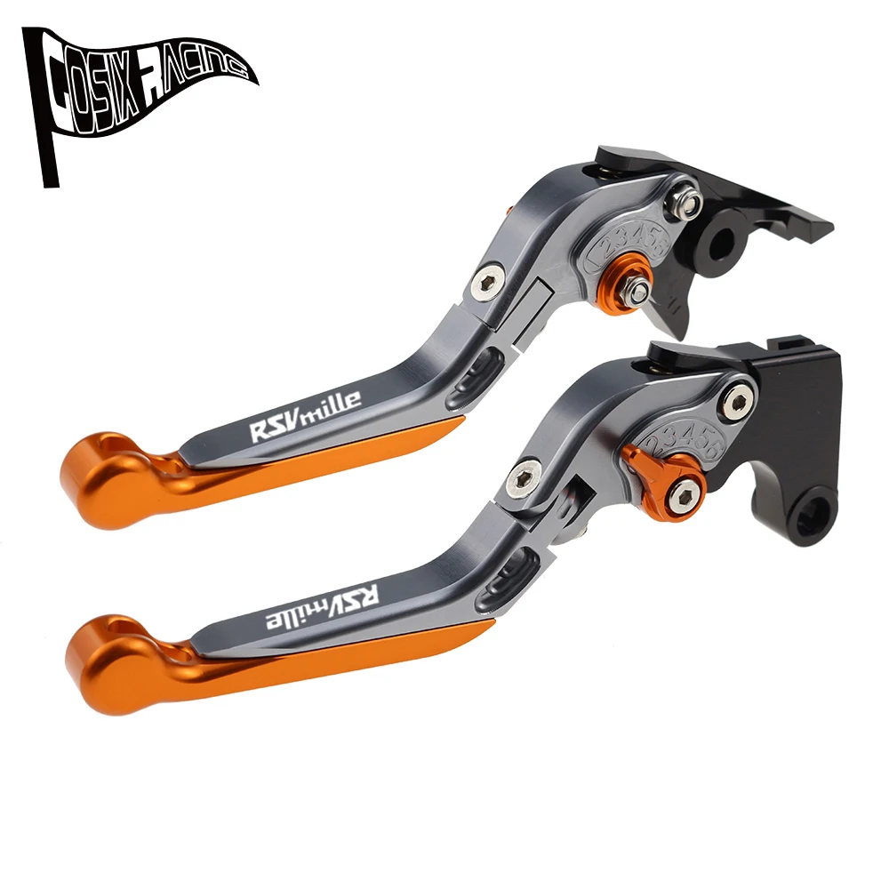 Fit For RSV MILLE R 1999-2003 RSV MILLER Motorcycle CNC Accessories Folding Extendable Brake Clutch Levers Adjustable Handle Set