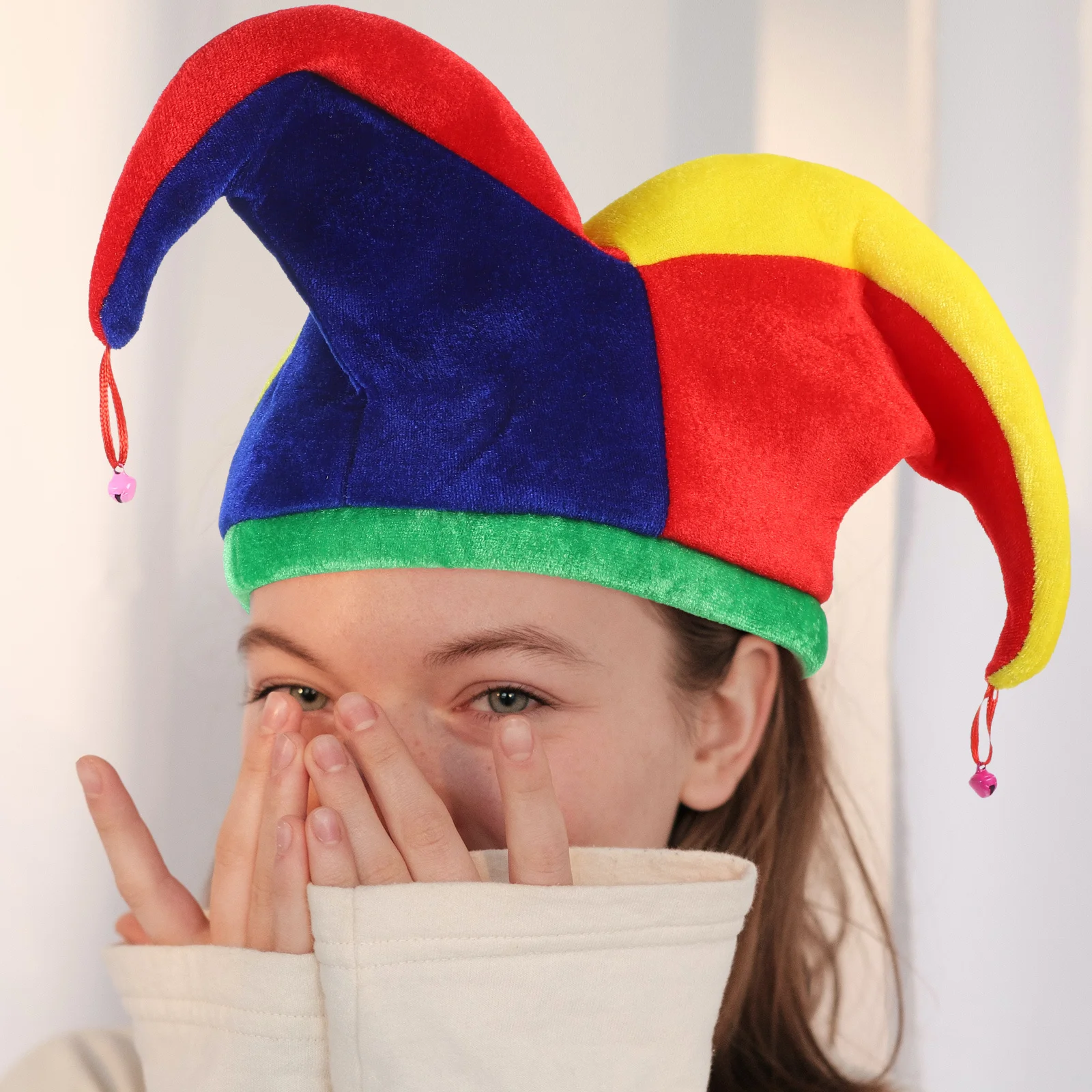 

3pcs Clown Hat Lightweight Carnival Party Costume Cosplay Prop For Adults Teens Mardi Gras Halloween Festival Event