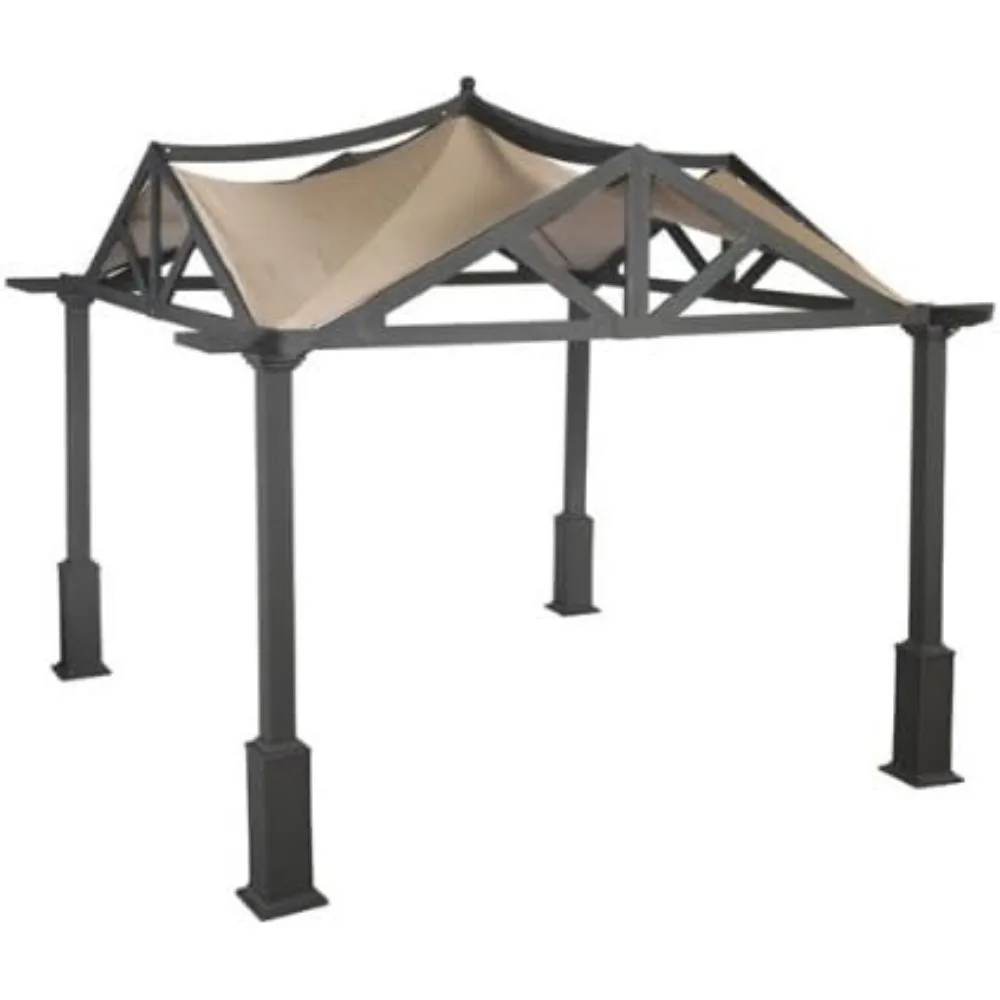 Replacement Canopy for Garden Treasures Pergola Gazebo Model GF-12S039B and GF-9A037X - Performance Fabric - Beige