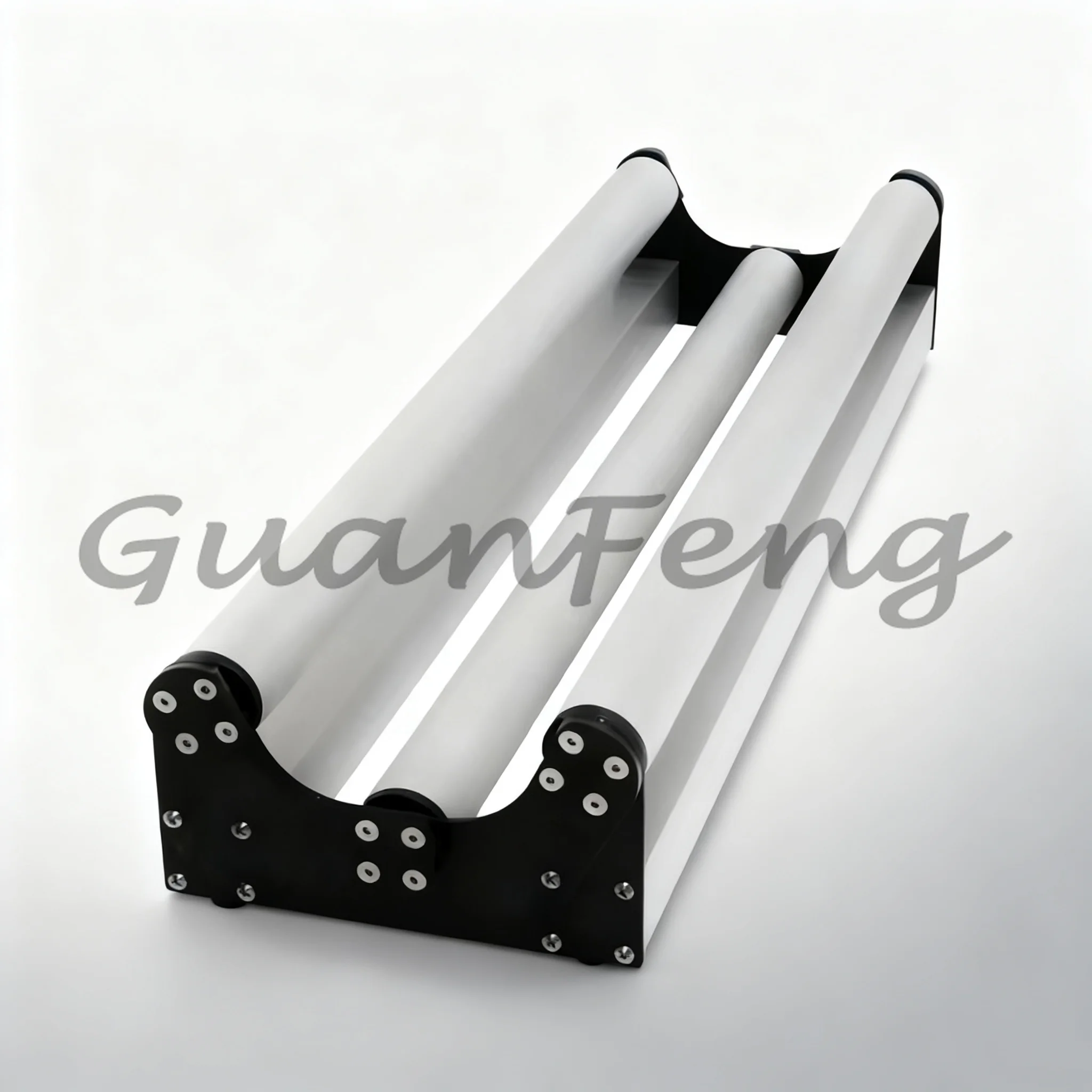 Roll Material Dispenser Stand, Heavy Duty Advertising Paper Holder, Multi-purpose Roll Media Material Rack