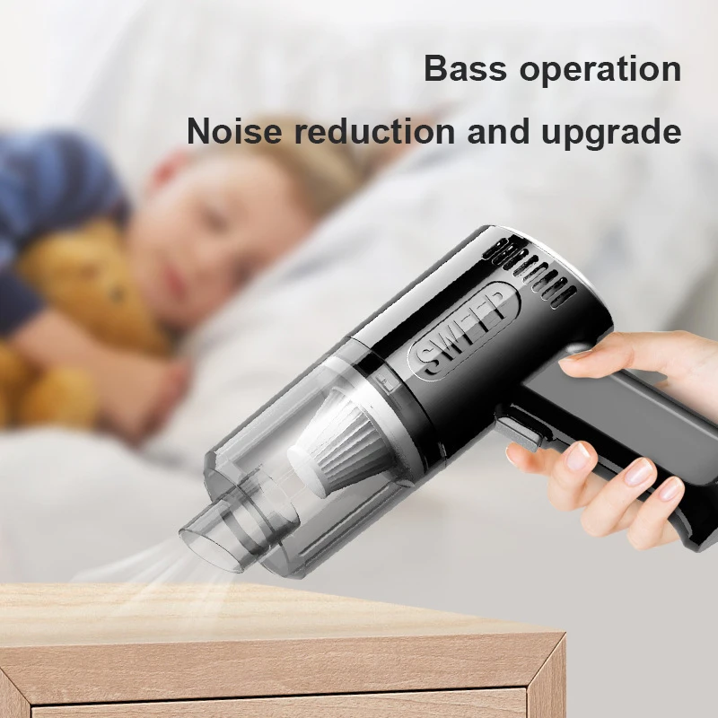 New Wireless Car Vacuum Cleaner Cordless 9000Pa 120W Handheld Auto Vacuum Home Car Dual Use Dry and Wet Mini Vacuum Cleaner