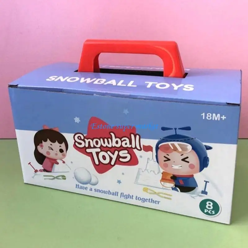 090B مجموعة تشكيل كرات الثلج المحمولة مع قوالب متعددة للأنشطة الشتوية والكريمة #2