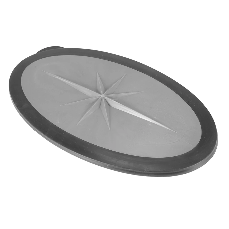 Kayak Hatch Cover Kayak Rowing Boat Deck Plate Kayak Boat Deck Hatch Cover Waterproof Kayak Boat Accessories,Gray