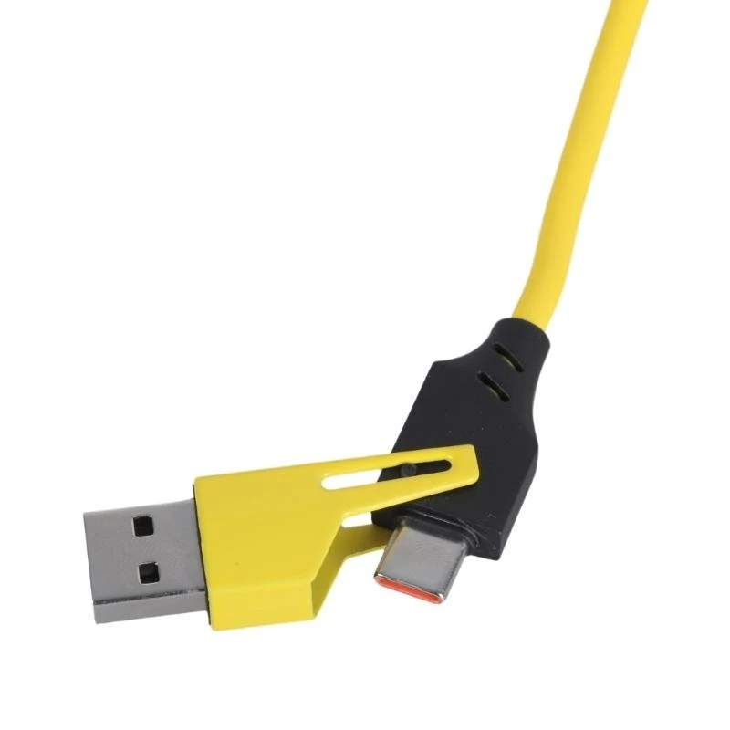 D0UA Tipo C + USB 2-em-1 carregamento Suporte 65W Carregamento rápido e dados 480mbps