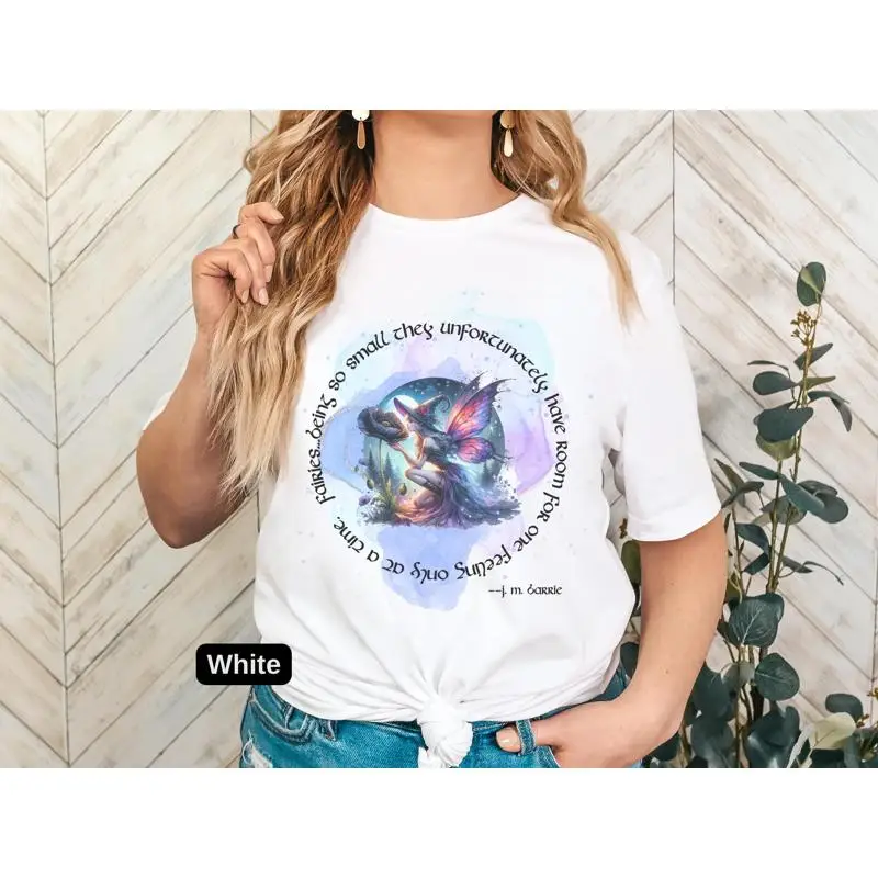 Camiseta Grunge Fairycore para amantes de los libros Whimsigoth cita literaria mística Fae Magic Dark Cottagecore regalo de cumpleaños para ella