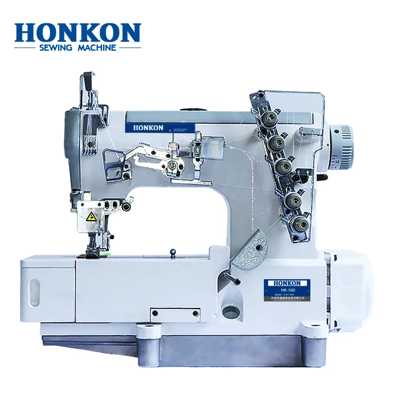 

HONKON HK-500 Series Direct Drive Interlock Cover Stitch Sewing Thickness Flat-Bed Hot Seller