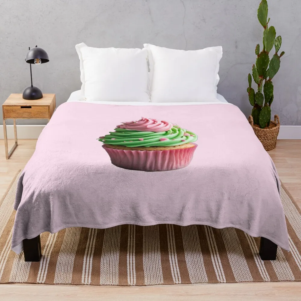 Cupcake for real Baking Lovers, sugar frosting, food Throw Blanket Bed Fashionable Blankets For Baby Blankets