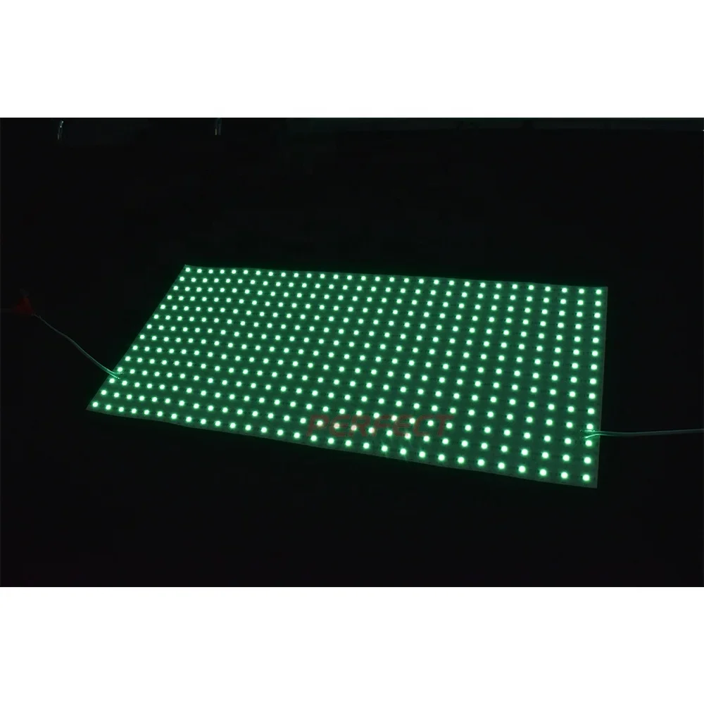 Pannello LED Chip Strip Light impermeabile Pannello LED di colore verde led schermo flessibile