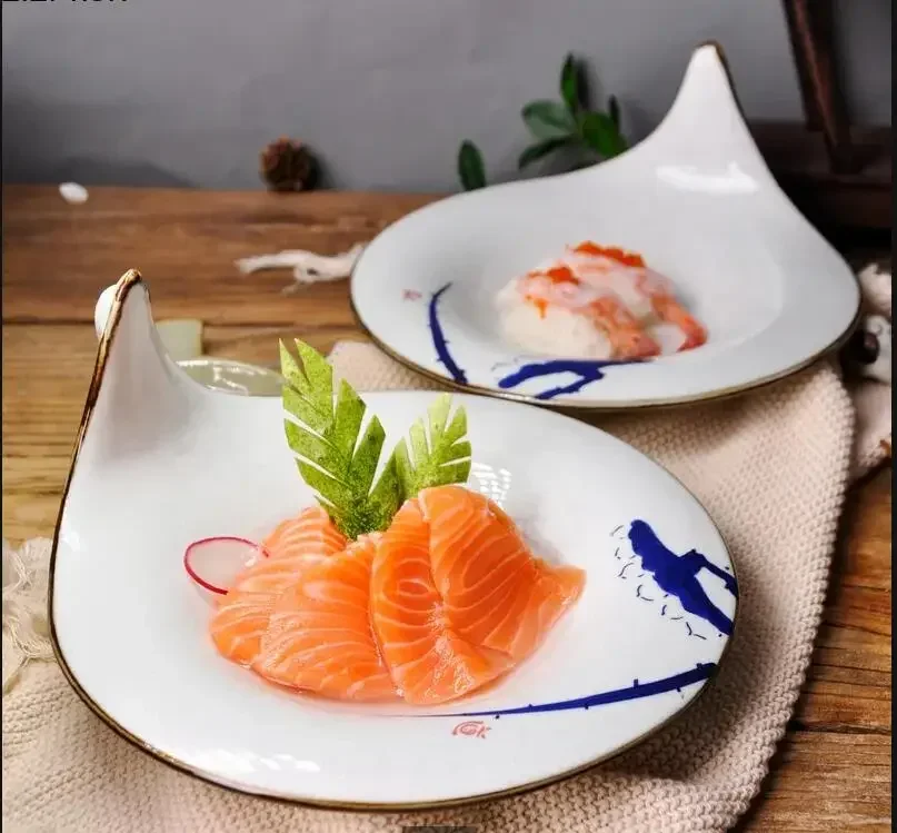 

Ceramic Plate Hotel Restaurant Tableware Dinner Plate Dishes Decorative Plates Fruit Tray Salad Bowl Dessert Bowl Sushi Dish