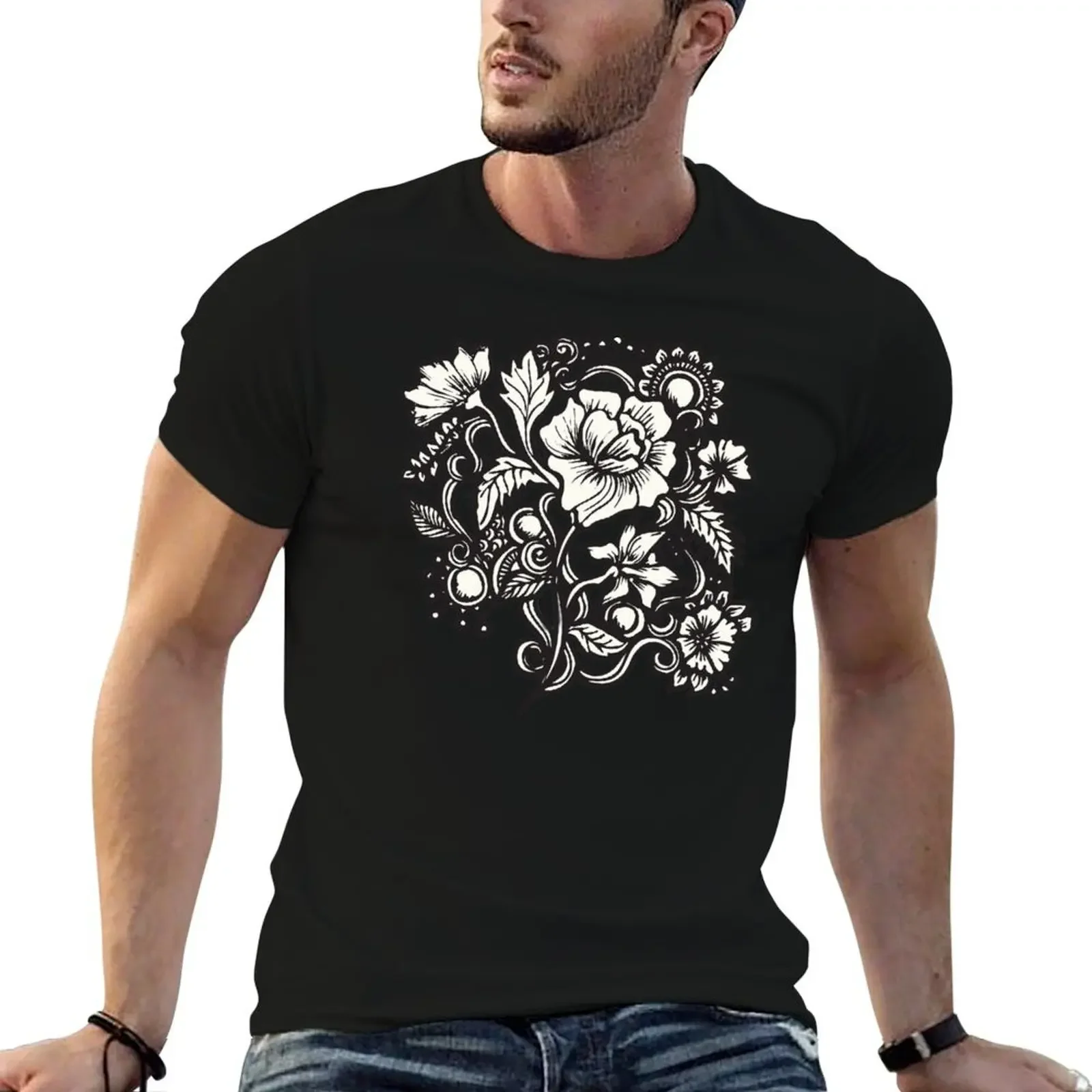 Bouquet T-Shirt custom t shirt vintage clothes essential t shirt Short sleeve tee mens t shirt graphic