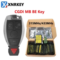 XNRKEY Original CGDI MB BE Key 315/433Mhz for Mercedes Benz Work with CGDI MB Programmer Support All FBS3 and Automatic Recovery