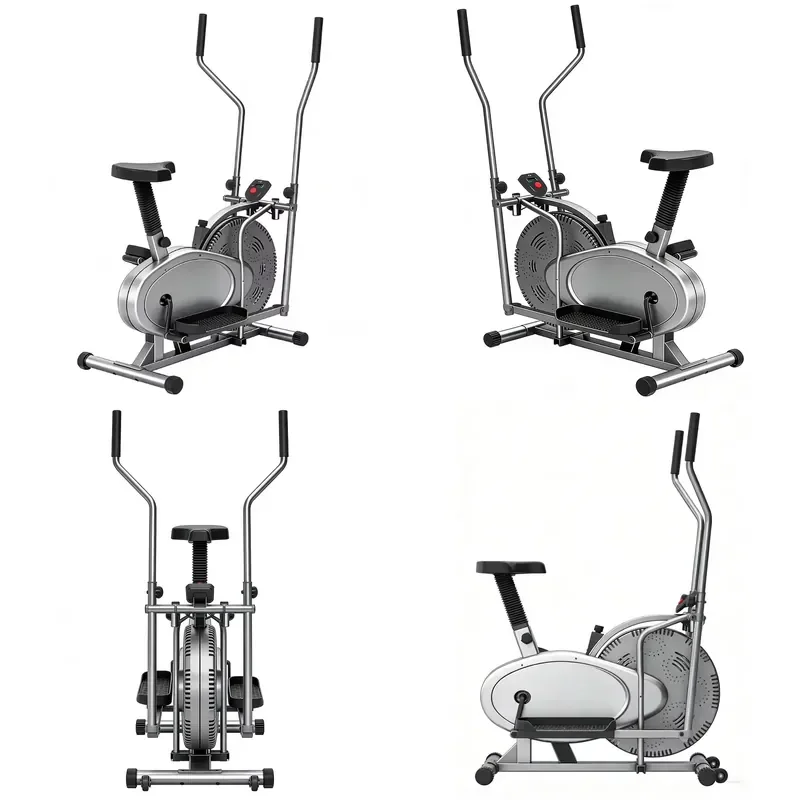 for 1020  Silent Magnetic Elliptical Trainer Air Resistance Exercise Bike Home Workout Fitness Equipment