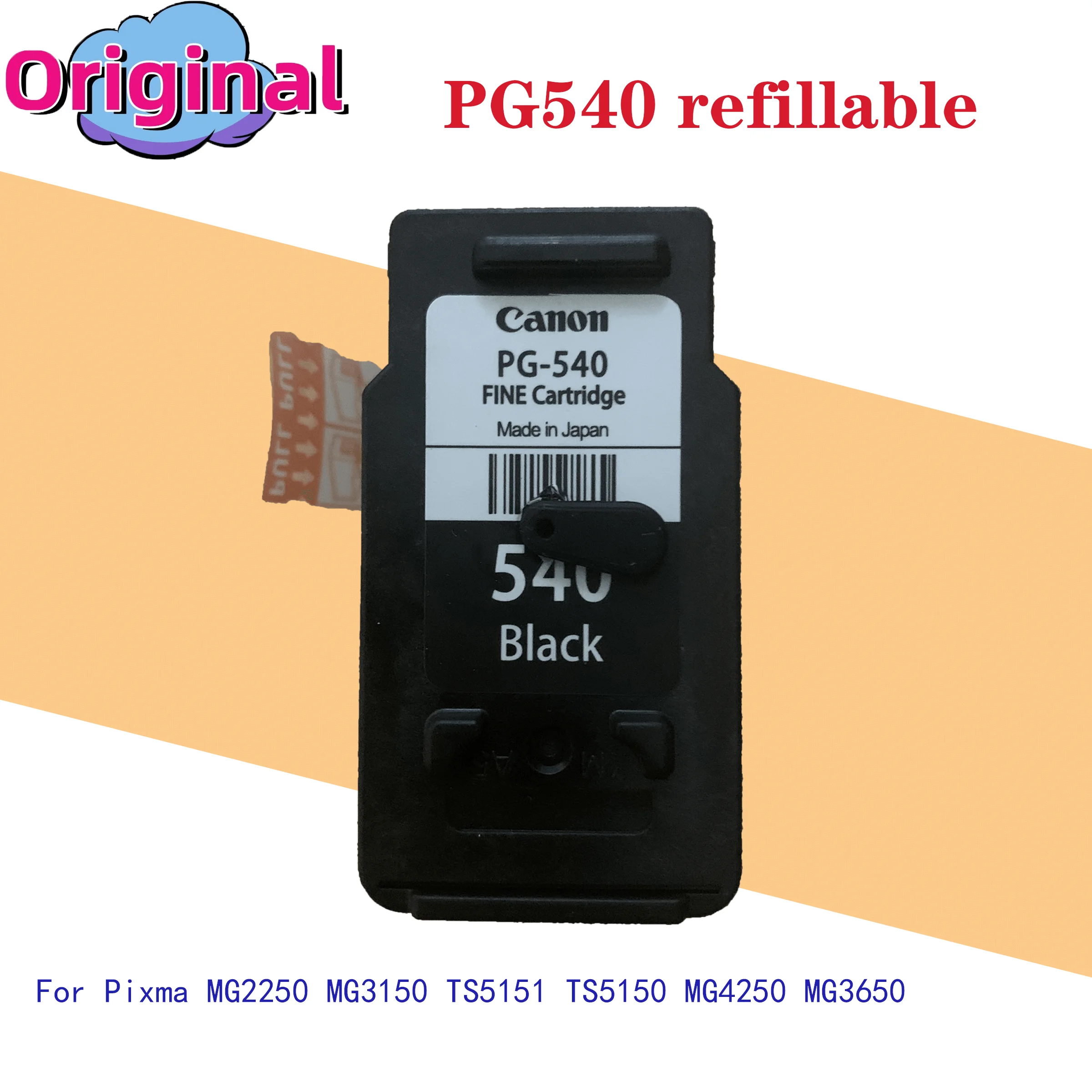 Original PG-540 CL-541 PG540 CL541 Refillable Ink Cartridge for Canon Pixma MG2250 MG3150 TS5151 TS5150 MG4250 MG3650