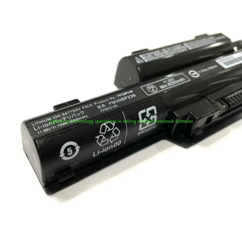 Original FPCBP446 72Wh Notebook Battery for Fujitsu Lifebook E734 E736 T725 T726 FPB0344S FPB0318S FMVNBP236
