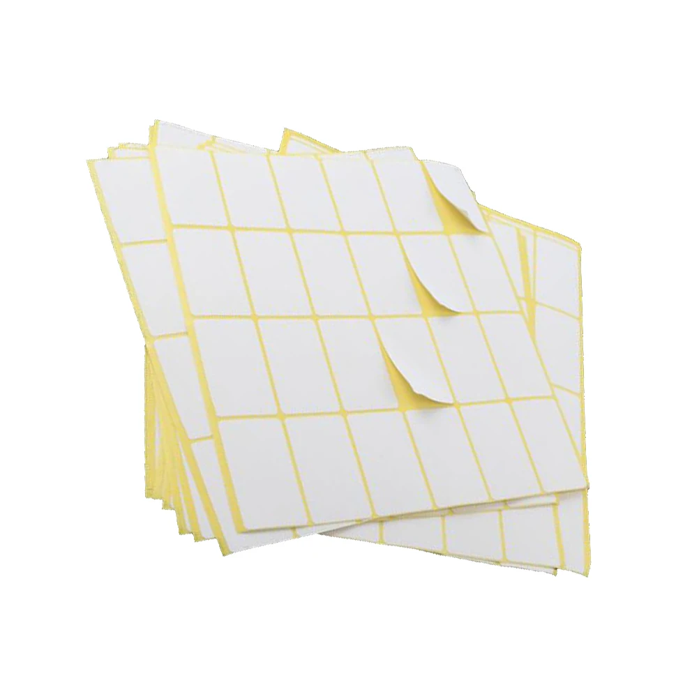 

15pcs Blank Stickers Self Adhesive Label For Classification Marking Office Home School Use Eco Friendly Label Paper