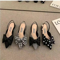 ZapatosdemujerFashion femmes chaussures été nouvelle chaussure plate pointue anti-dérapant polyvalent femmes talons léger à semelles souples sandale pour femmes 1