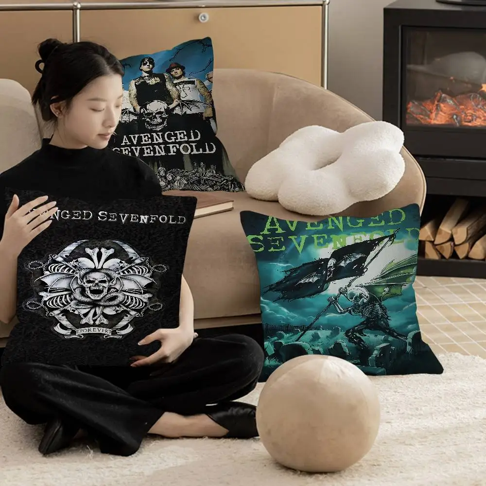

Classic A-avenged Band S-sevenfold Movie 45*45cm Cushion Cover Pillow Cover Decor Pillowcase Home Pillowcase For Couch Pillow