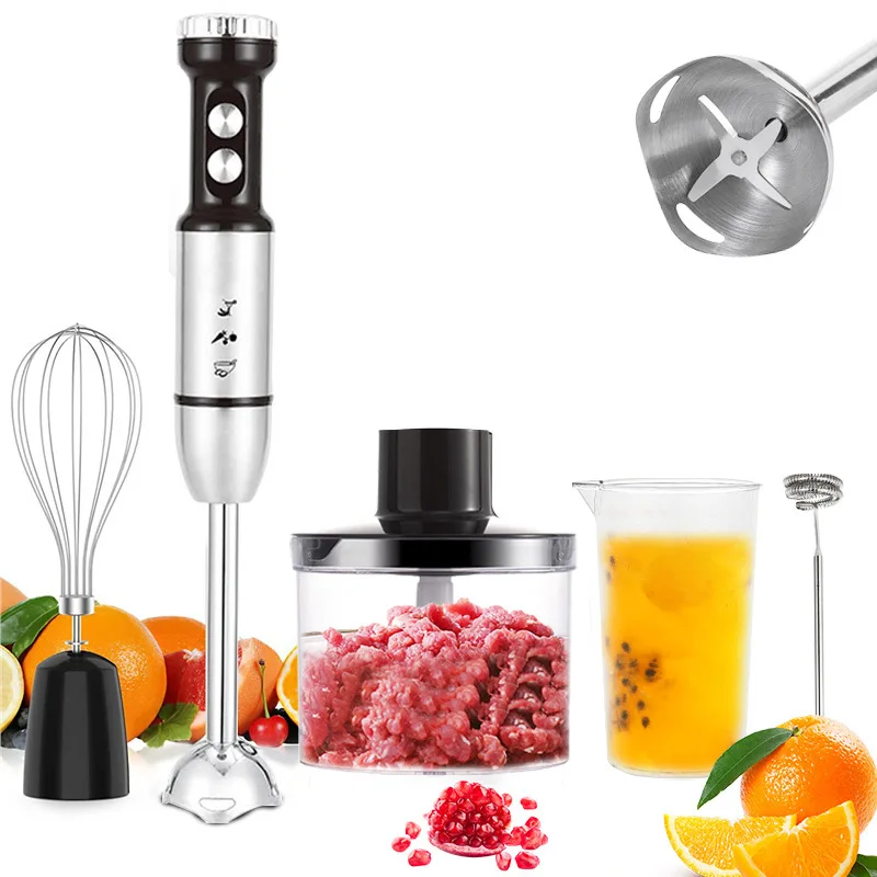 

1000W Electric Hand Blender Baby Food Maker 25 Gears Variable Speed Handheld Electric Blender Grind meat