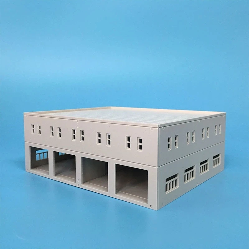 

1/87 Ho 1/150 N Scale Sand Table Factory Building Model Train Plastic Assembled Scene Architecture Decoration Kits