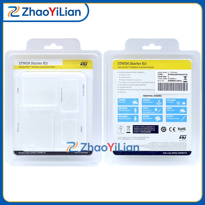 For STEVAL‑STWINKT1B SensorTile Wireless Industrial Node Multi‑Sensor Evaluation Kit