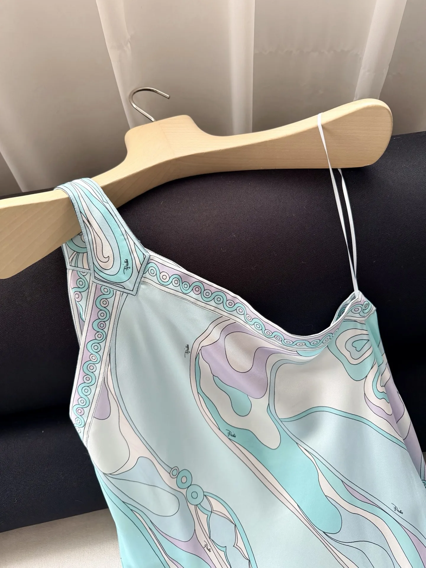 Women's Off-the-Shoulder  Geometric Print Dress for Vacation
