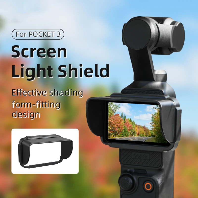 

For DJI OSMO POCKET 3 Screen Hood Display Protective Cover Sunshade Lightproof Accessory