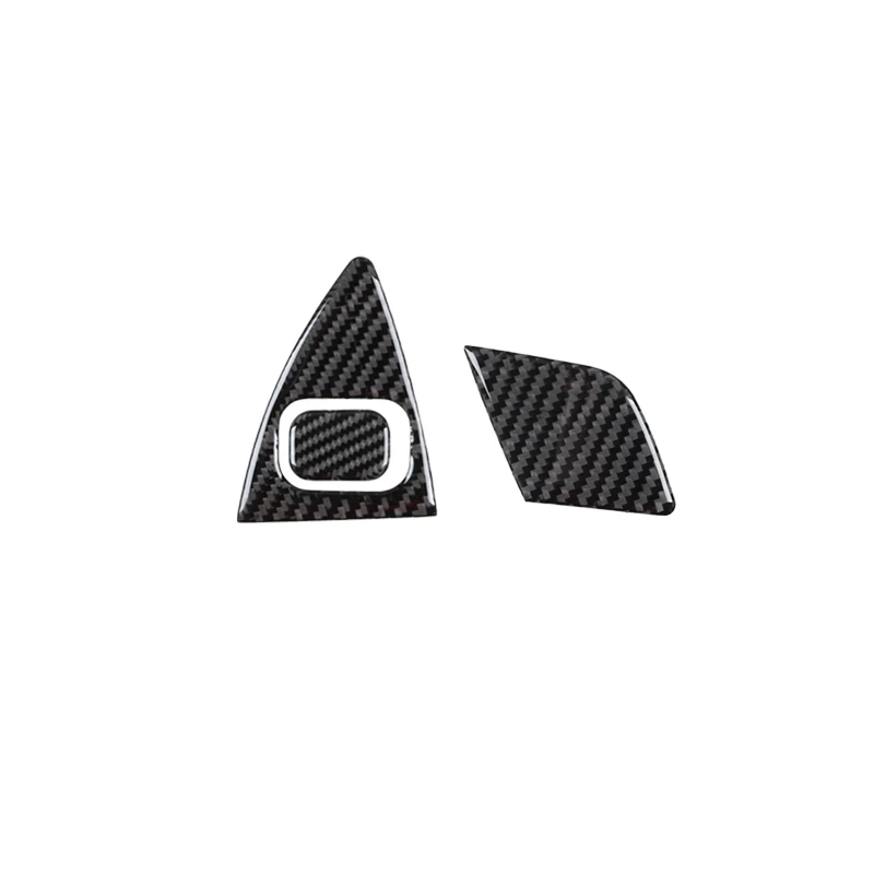 Car Mirror Control/Trunk Release Button Decorative Cover Trim for Acura TSX 2009-2020 2021 2022 2023 Carbon Fiber Accessories