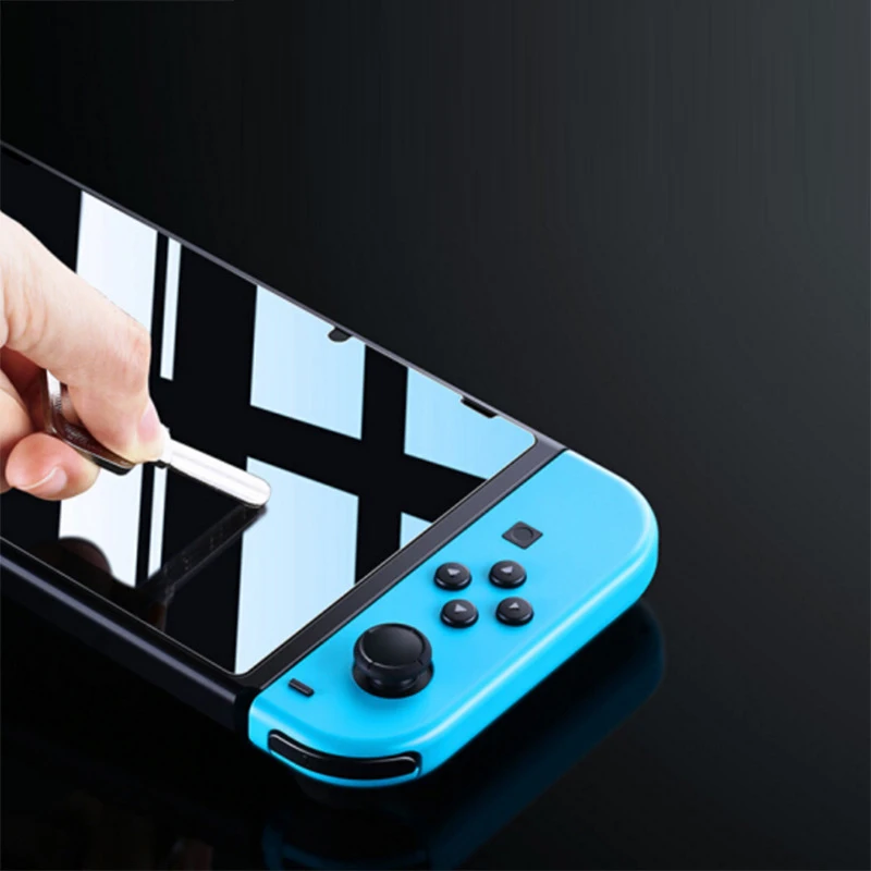 Twarda folia ochronna ze szkła hartowanego Pełna osłona ekranu do Nintendo Switch Oled NS Lite Akcesoria ochronne do osłony