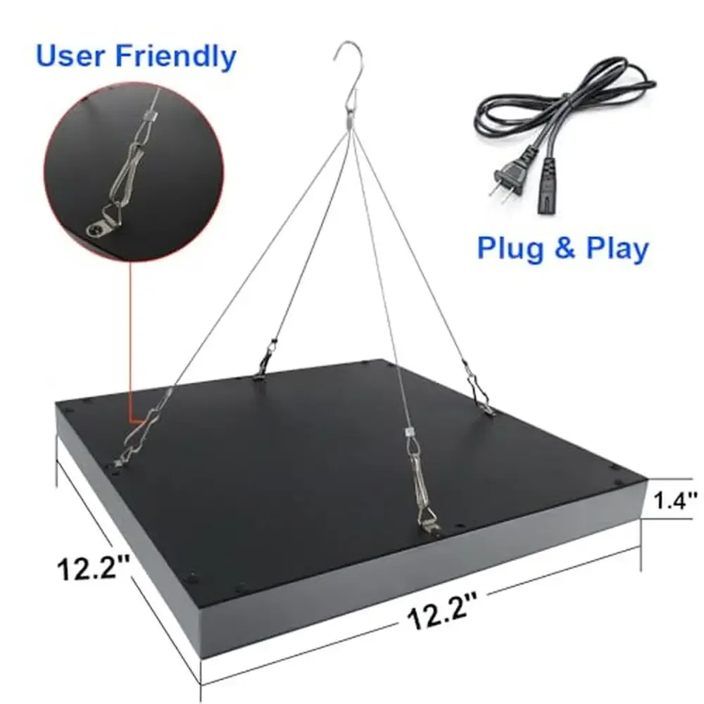 225ไฟ LED แผงหลอดไฟสเปกตรัมเต็มรูปแบบที่สว่างมากพืชในร่มไฮโดรโปนิกส์ Aquaponics เรือนกระจกแนวตั้งใน Grow