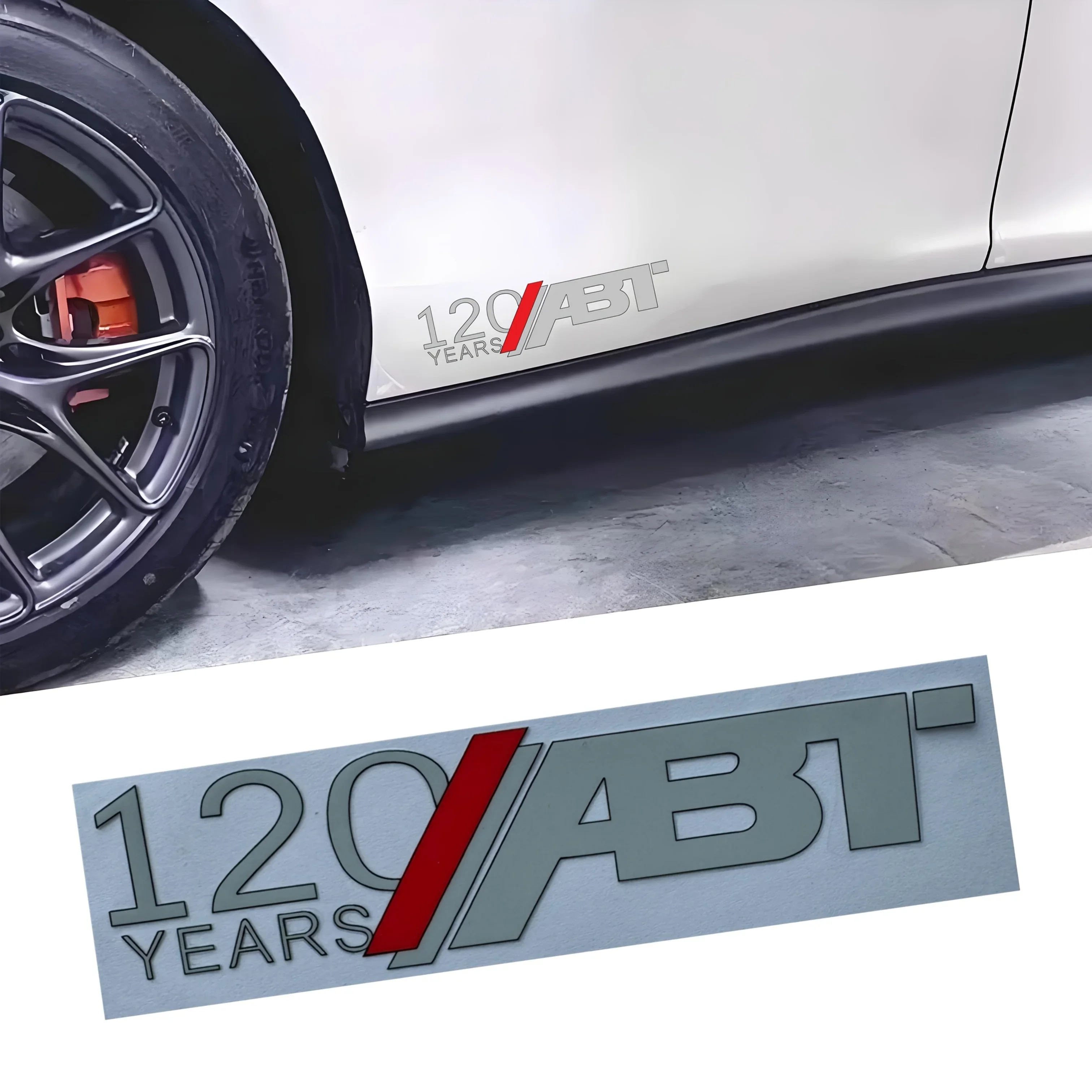

1 шт. "120 лет ABT" наклейка для автомобиля, мотоцикла, тюнинговая тематическая наклейка, аксессуар для внешнего стайлинга авто мотоцикла