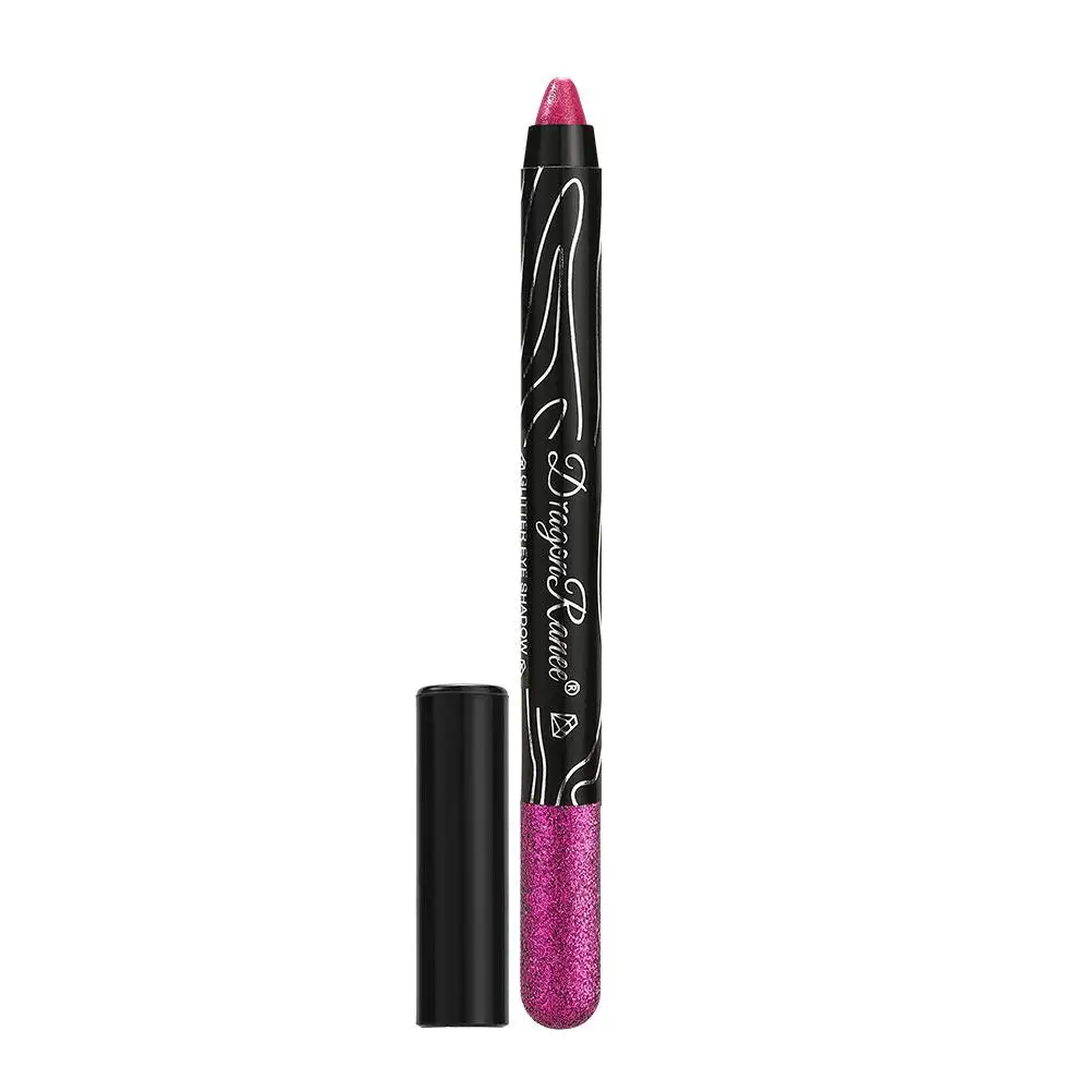 Crayon fard à barrage surligneur imperméable pour femme, crayon eye-liner cosmétique, crayon fard à barrage pailmétrage, crayon pour document, Q6u8