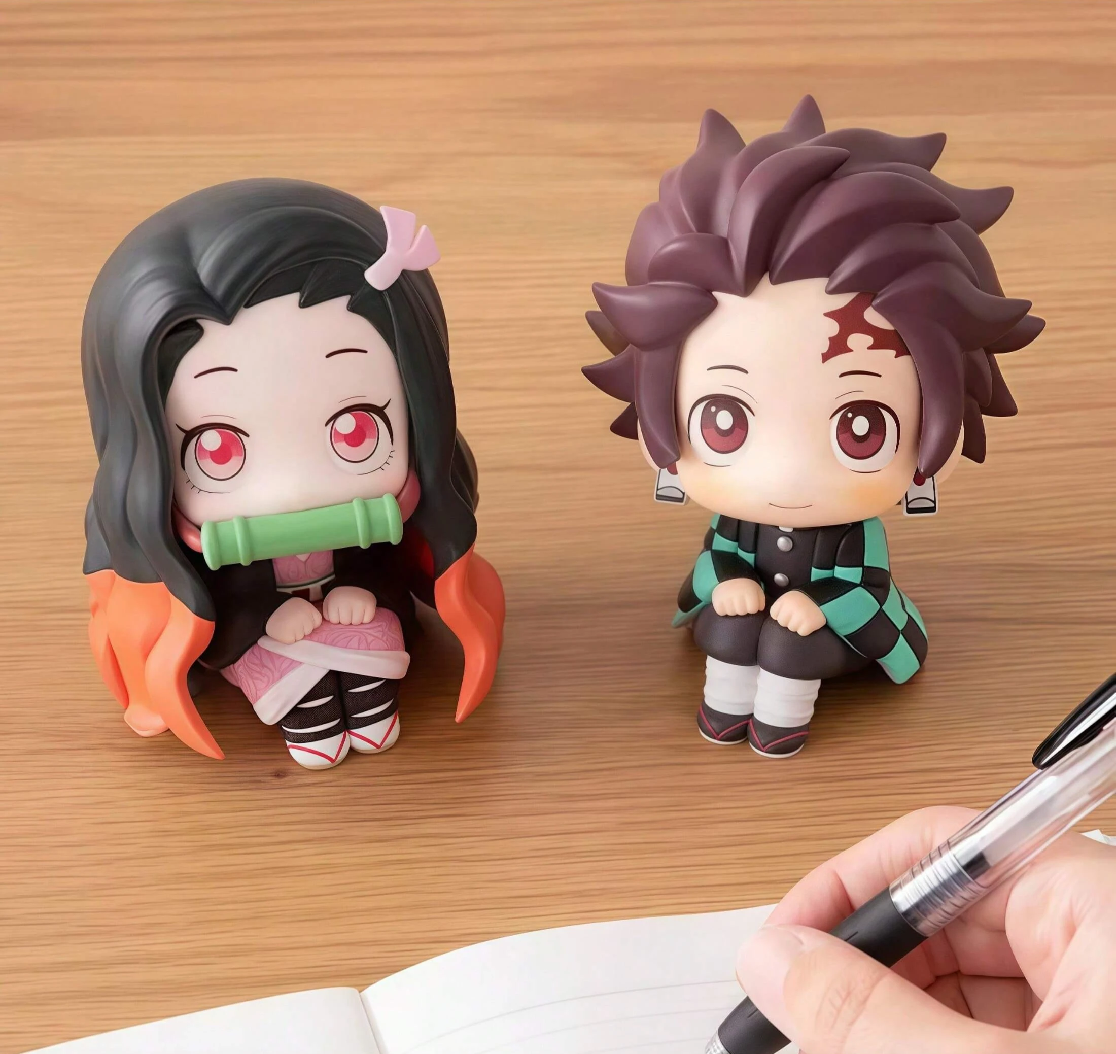 【セール中】アニメデーモンスレイヤー人形玩具 6 センチメートル禰豆子炭治郎善逸伊之助京次郎 Kanawo アクションフィギュア模型玩具デスクトップ装飾ギフト