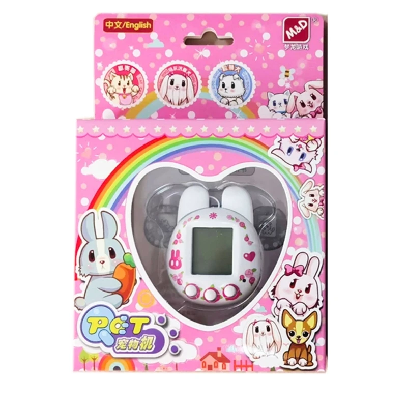 Giocattolo per animali domestici digitale elettronico per console gioco portatile retrò per bambini Virtual Pet Machine D5QA